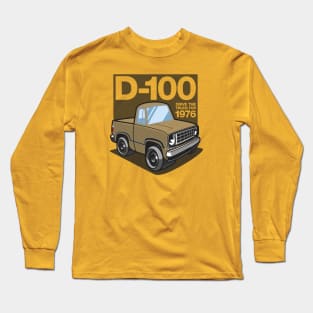 D100 - 1976 (Light Gold) Long Sleeve T-Shirt